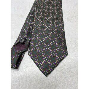 Vintage Christian Dior  MONSIEUR Multicolored Mens Neck Tie Made In USA 57”x3.75